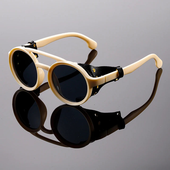 Vanderbilt - Leather Shield Sunglasses