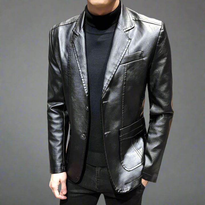 Romano Leather Blazer