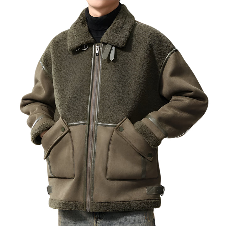 Derrington Spliced Suede Jacket