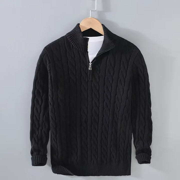 Lavelle Cable Knit Quarter Zip