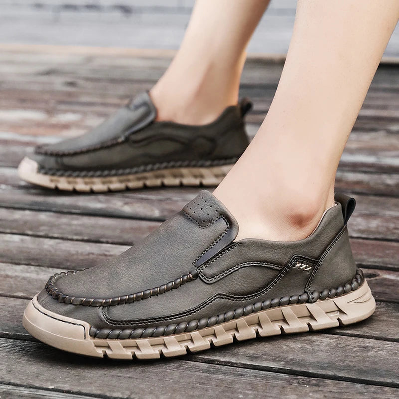 Sedona – Rugged Stitch Walking Moccasins