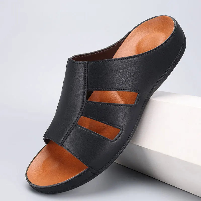 Mirello Leather Gladiator Sandal