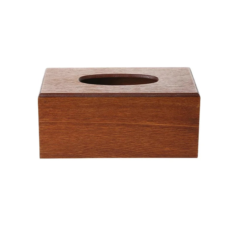 Artisan Oak Wooden Tissue Boxes