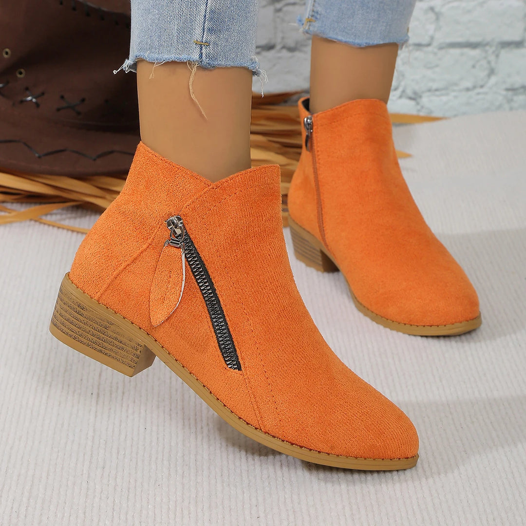Catalina Zip Ankle Bootie