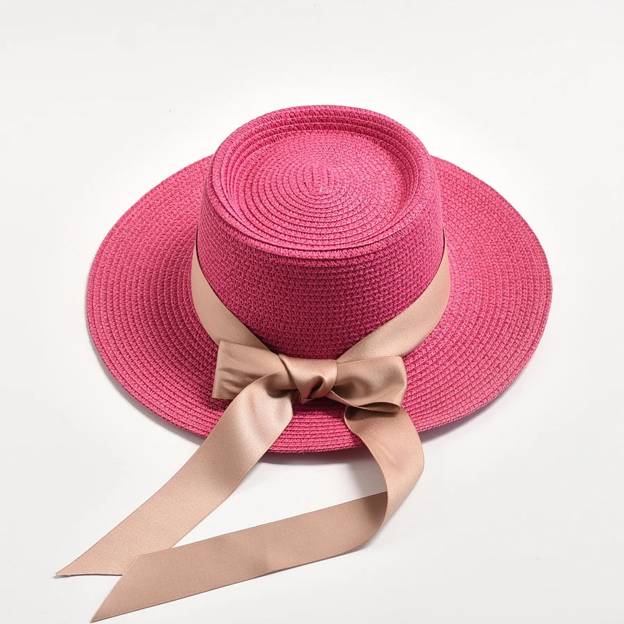 Angelica - Bow-Tied Sun Hat