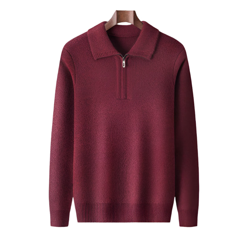 Zael Cashmere Quarter-Zip