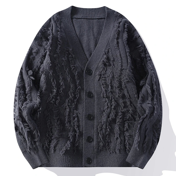 La Salle Heavy Brushed Cardigan