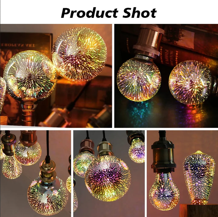 Cosmic Popper 3D Light Bulb
