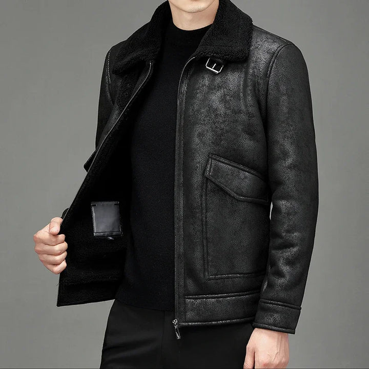 Fontana Suede Aviator Jacket