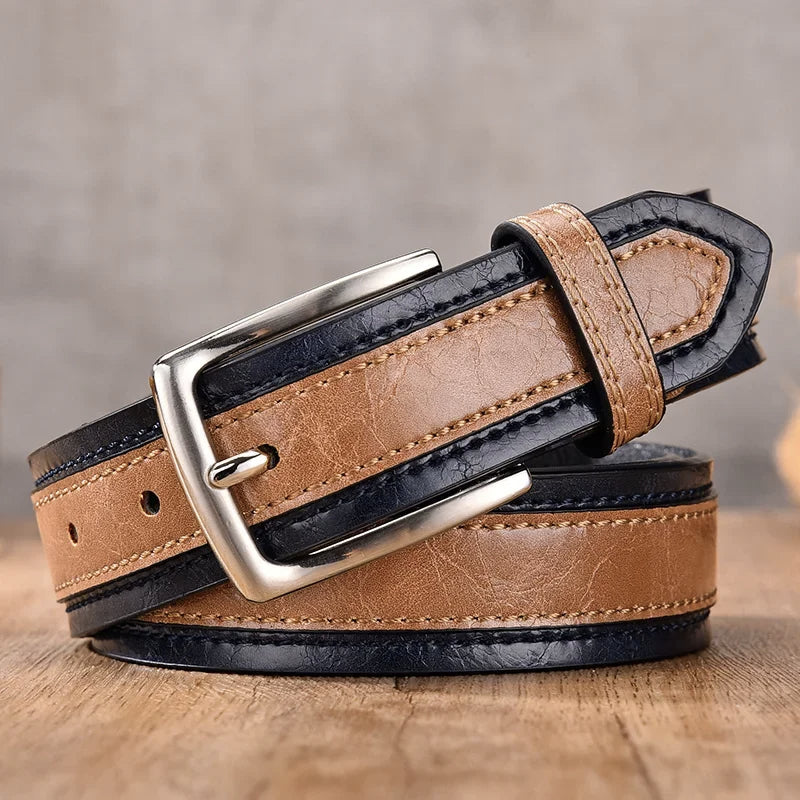 Yorkford Contrast-Panel Belt