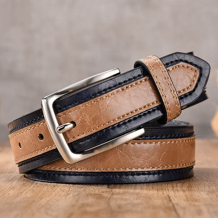 Yorkford Contrast-Panel Belt