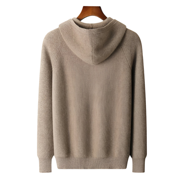 Montavero Merino Wool Zip-Up Sweater
