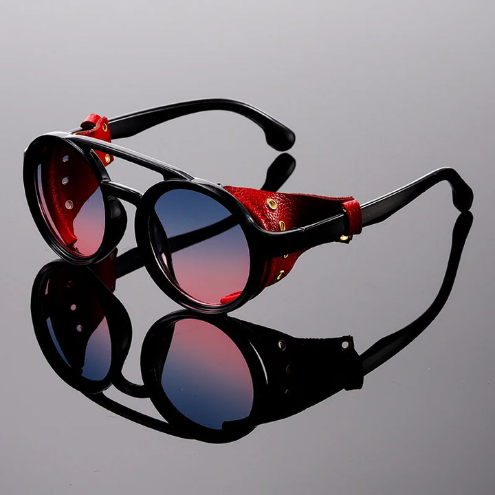 Vanderbilt - Leather Shield Sunglasses