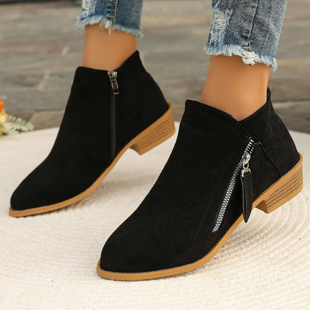 Catalina Zip Ankle Bootie