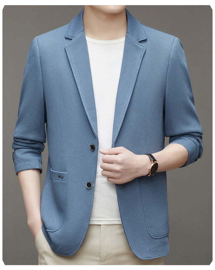 Roland's - Waffle Knit Breathable Blazer