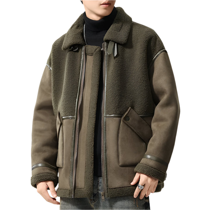 Derrington Spliced Suede Jacket