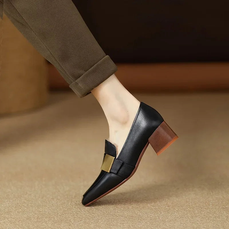 Milan Block Heel Pumps