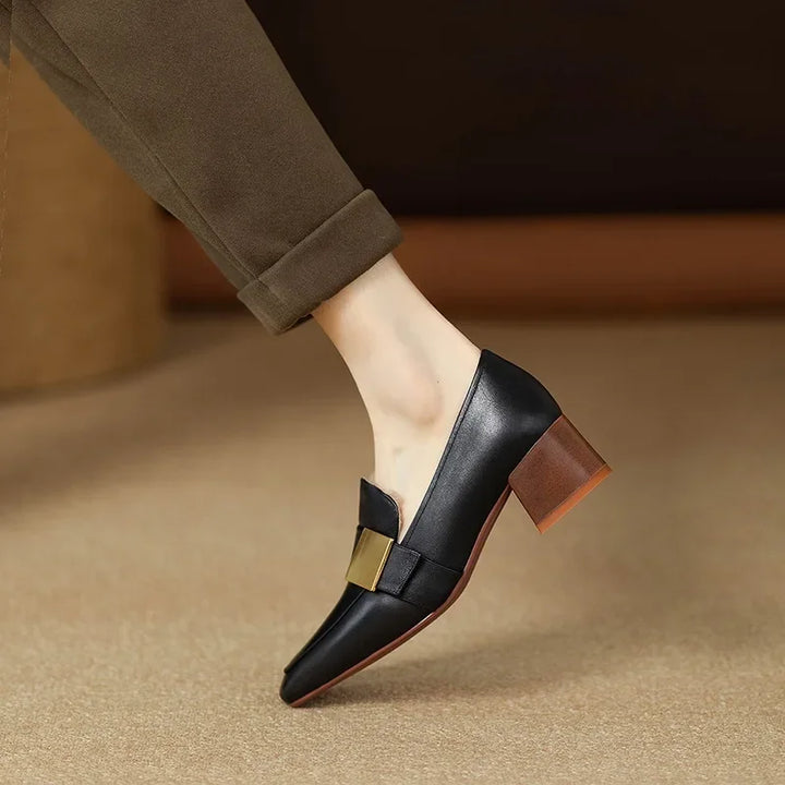 Milan Block Heel Pumps