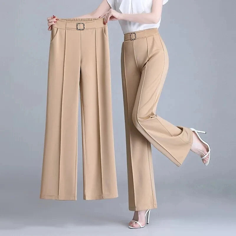 Marielle Pleated Wide-Leg Pant