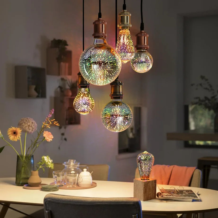 Cosmic Popper 3D Light Bulb