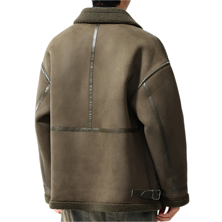 Derrington Spliced Suede Jacket