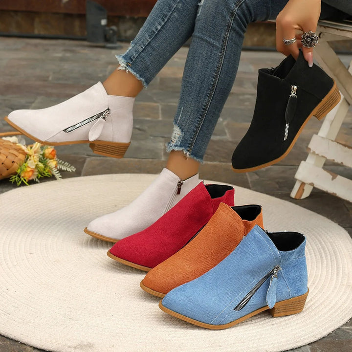 Catalina Zip Ankle Bootie