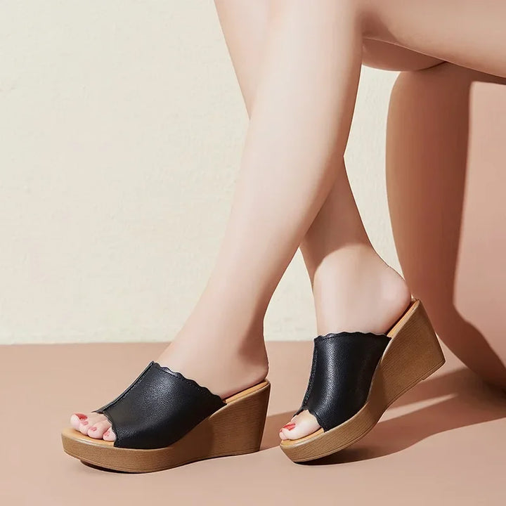 Celine - Wedge Platform Sandal