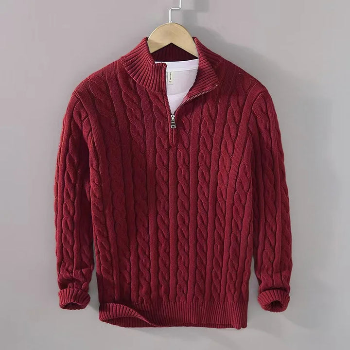 Lavelle Cable Knit Quarter Zip