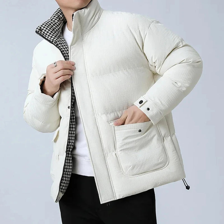 Hastings Houndstooth Trimmed Parka