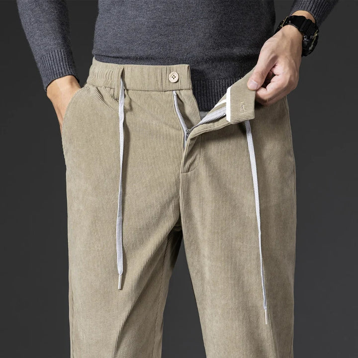 Afonso Corduroy Drawstring Slacks