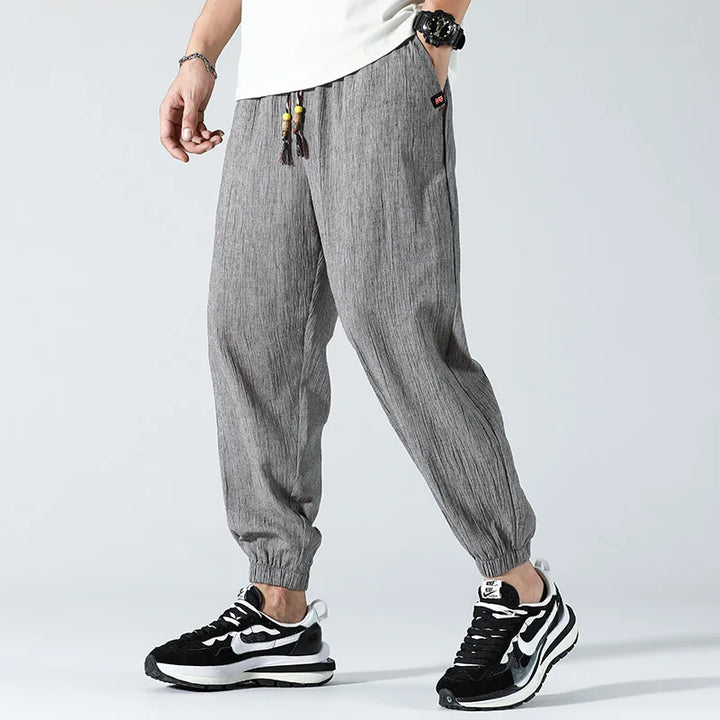 Elliot Relaxed-Fit Linen Pant