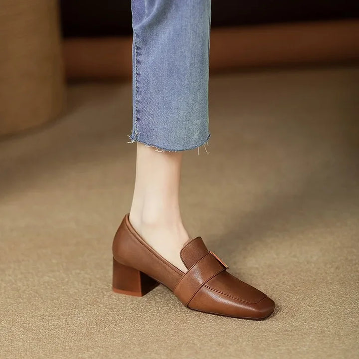 Milan Block Heel Pumps