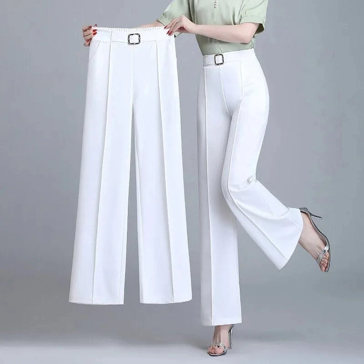 Marielle Pleated Wide-Leg Pant