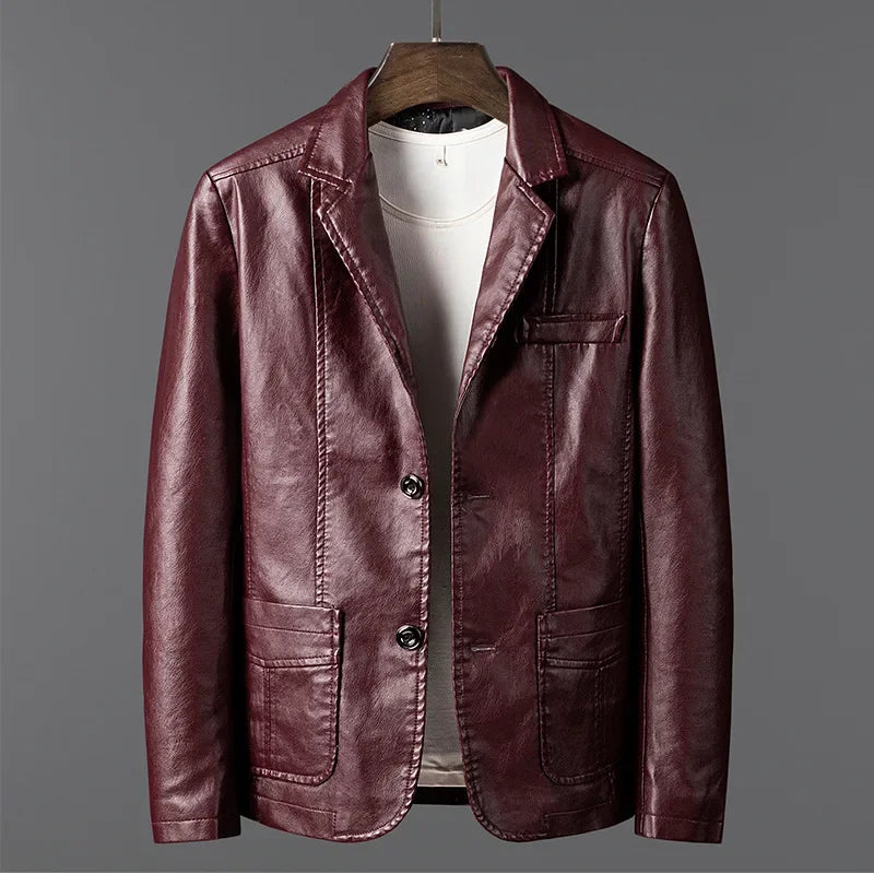 Romano Leather Blazer