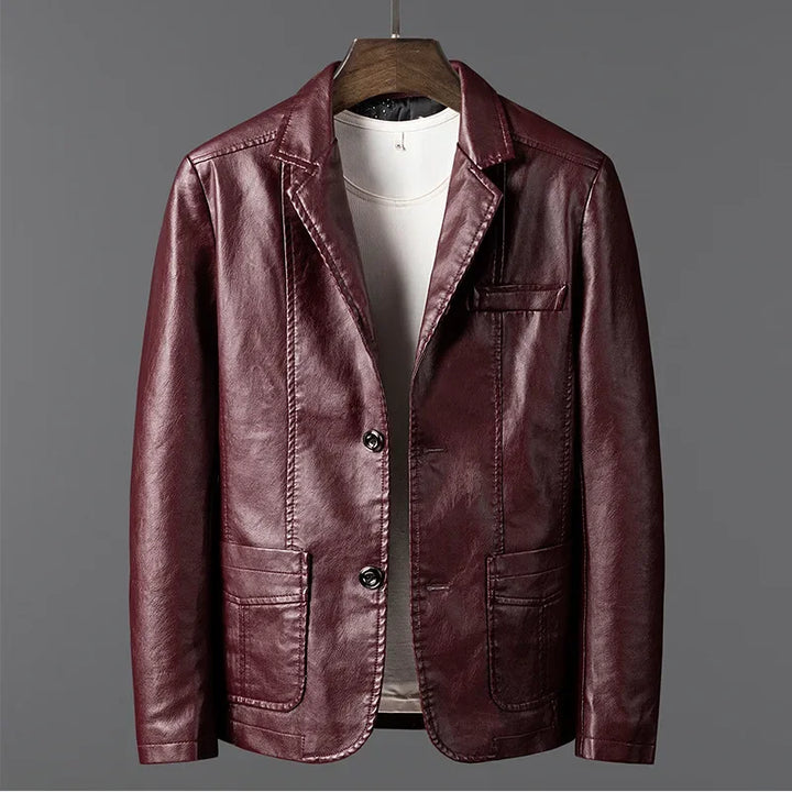 Romano Leather Blazer