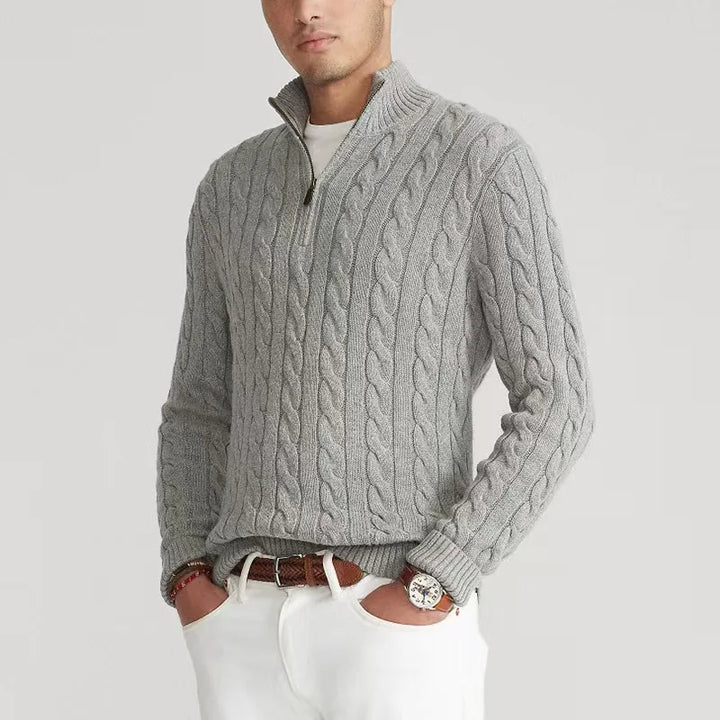 Lavelle Cable Knit Quarter Zip