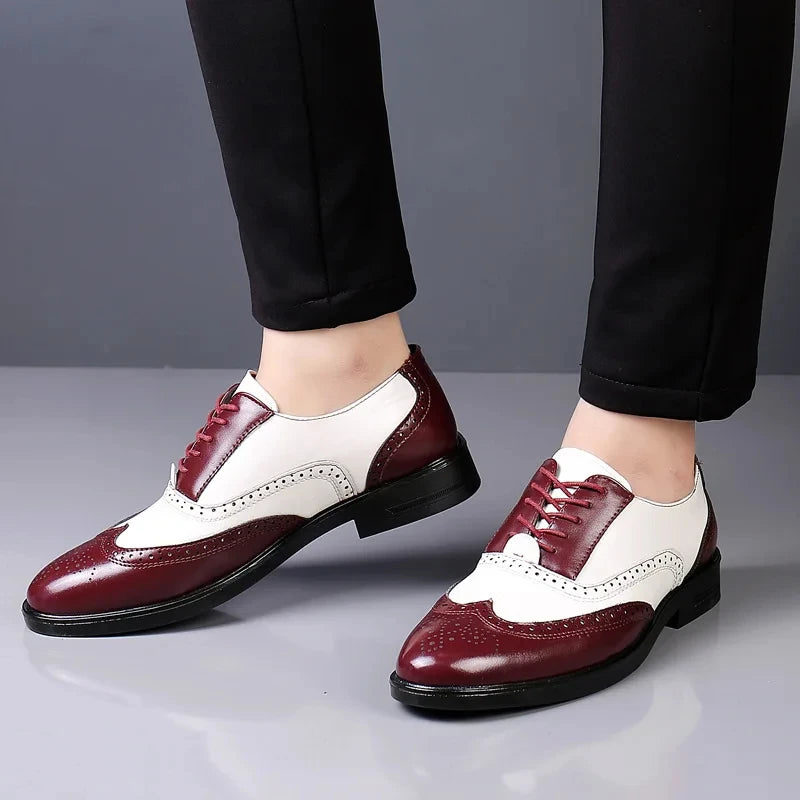 Randolph Two-Tone Oxford Shoe