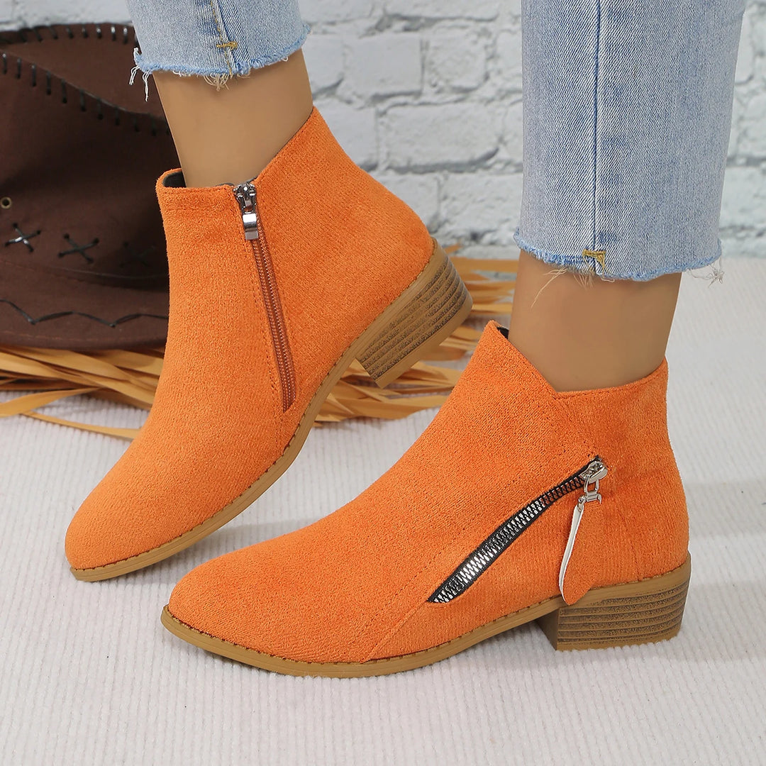 Catalina Zip Ankle Bootie