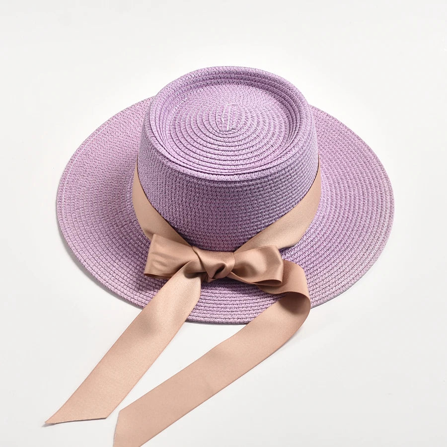 Angelica - Bow-Tied Sun Hat
