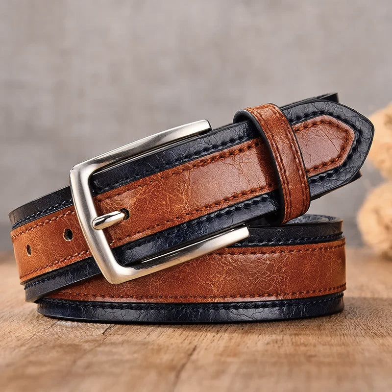 Yorkford Contrast-Panel Belt