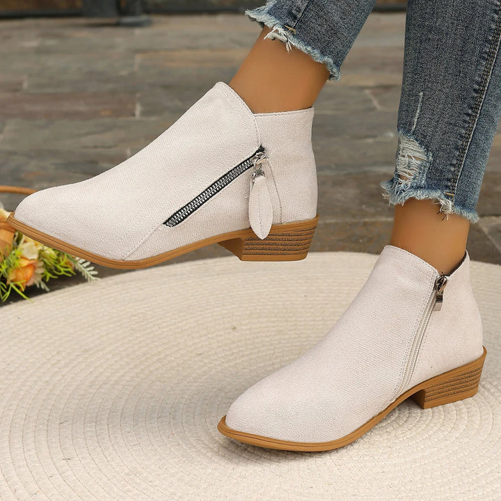 Catalina Zip Ankle Bootie