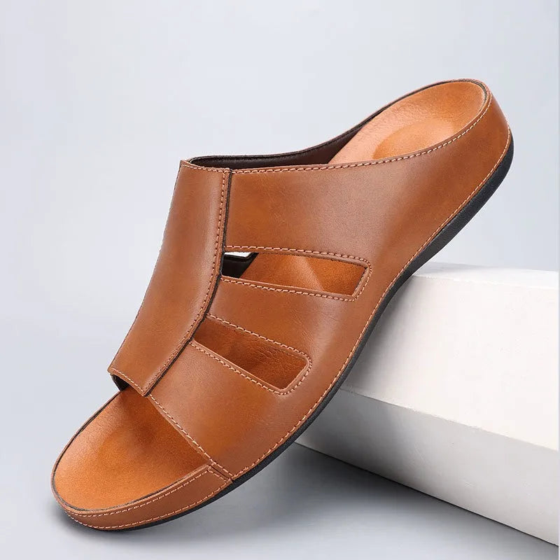Mirello Leather Gladiator Sandal
