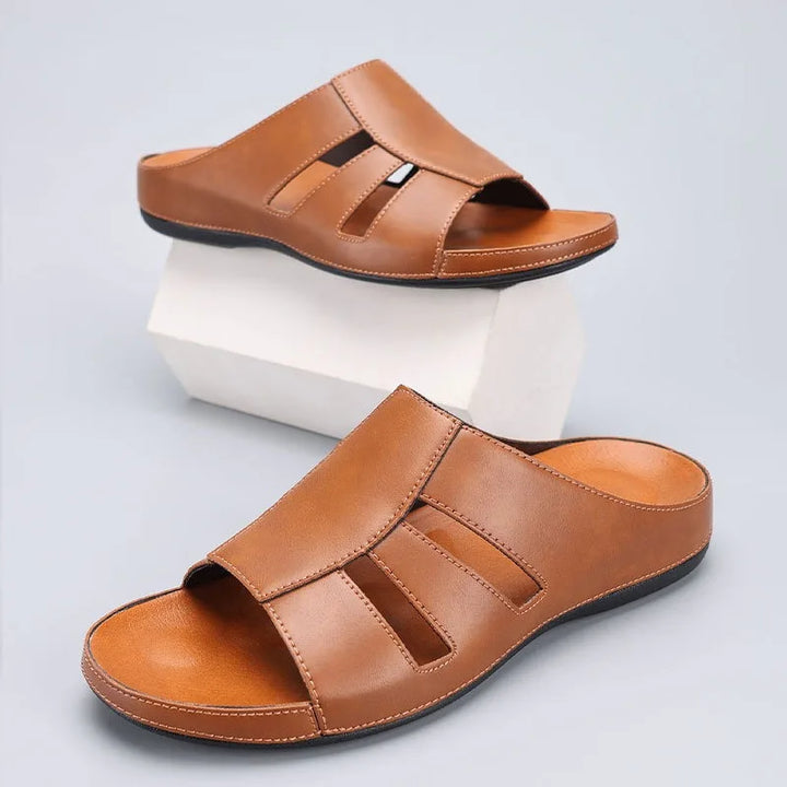 Mirello Leather Gladiator Sandal
