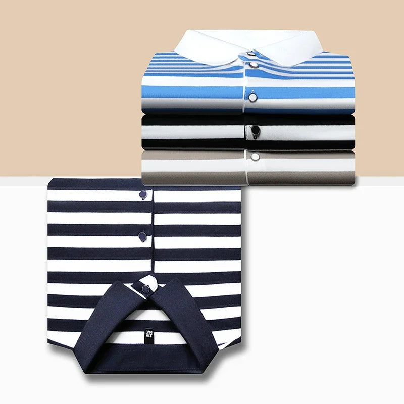 Colton - Striped Polo Shirt