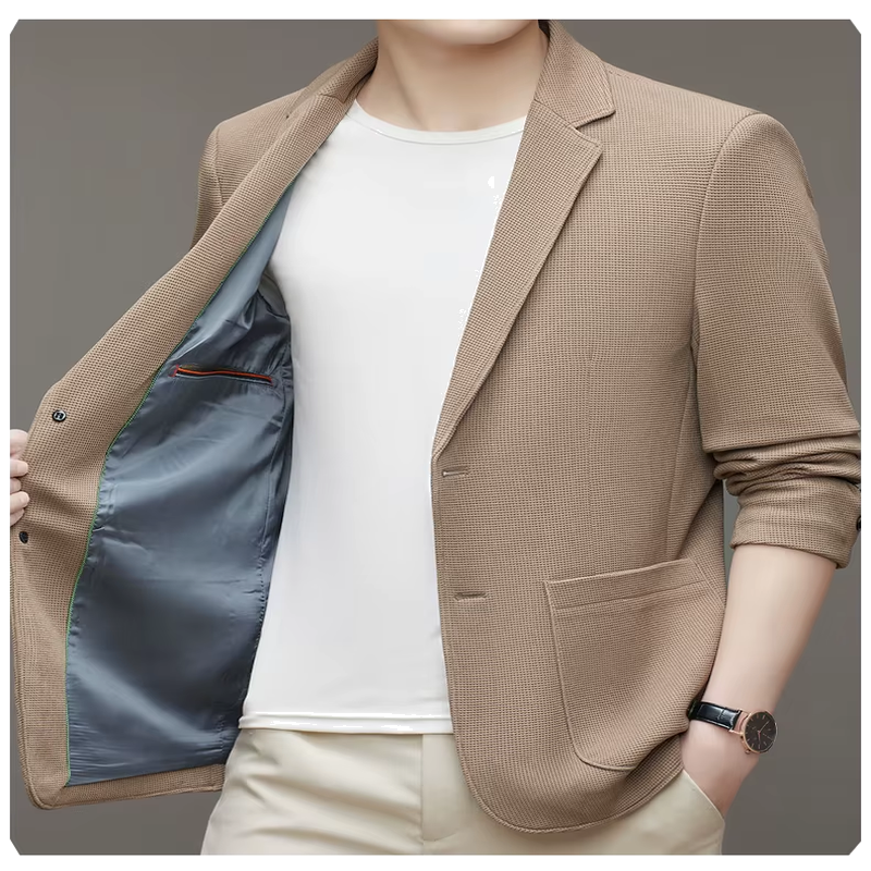 Roland's - Waffle Knit Breathable Blazer