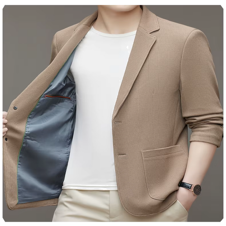 Roland's - Waffle Knit Breathable Blazer